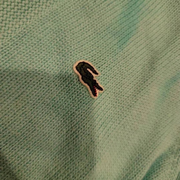 Lacoste - mint sweater with zipper (size S) - Picture 4 of 4